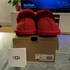 UGG Cozy ll Red Slippers